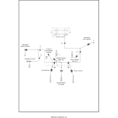 WIRING HARNESS, FRONT FAIRING (2 OF 2)