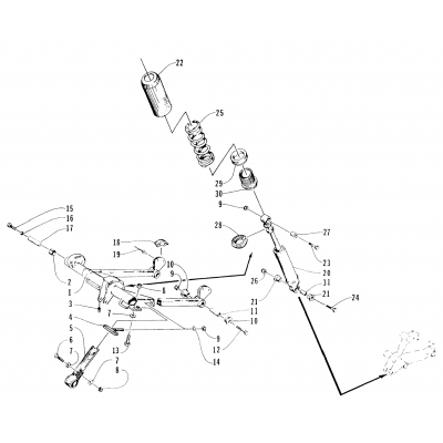 REAR SUSPENSION FRONT ARM ASSEMBLY