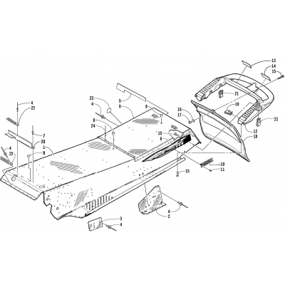 TUNNEL AND REAR BUMPER