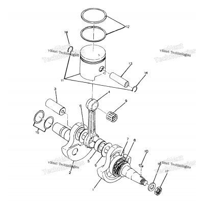 Crankshaft & Piston 250 4X4 Update