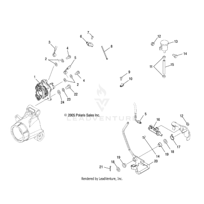 MASTER CYLINDER, REAR/FOOT PEDAL - A06MH50AQ/AX/AY/AZ/AL/AT (4999200139920013B06)