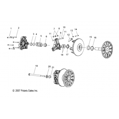 Drive Train, Primary Clutch