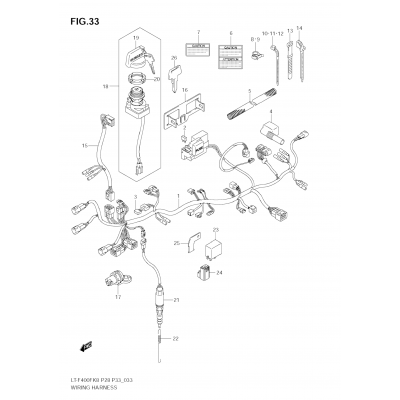 WIRING HARNESS (MODEL K8/K9)