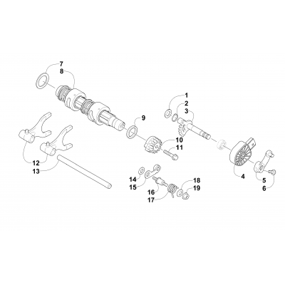 GEAR SHIFTING ASSEMBLY