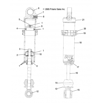 Shock, Front Track /Fs (4997519751C02)