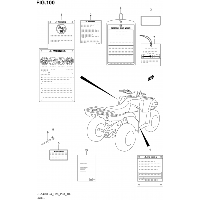 LABEL (LT-A400FL4  P33)