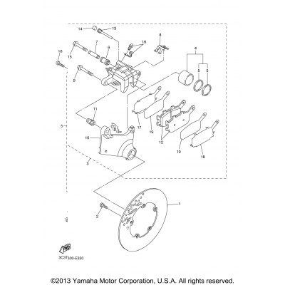 Rear Brake Caliper