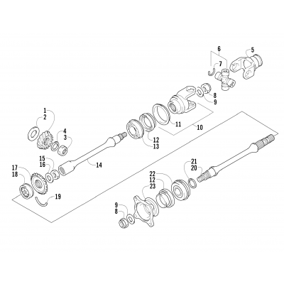 SECONDARY DRIVE ASSEMBLY