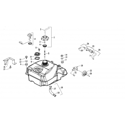 GAS TANK ASSEMBLY