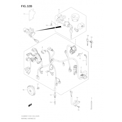 WIRING HARNESS (VL800K4/ZK4)