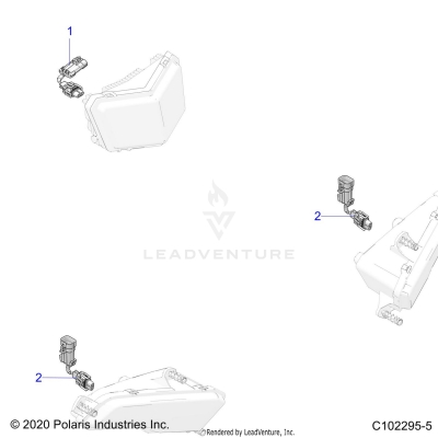 ELECTRICAL, HEADLIGHT HARNESS JUMPER - A25SWE57AL (C102295-5)