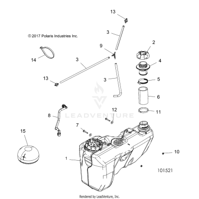 BODY, FUEL TANK - A19SXM95AL [101521]