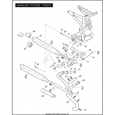 EXHAUST SYSTEM - VRSCF