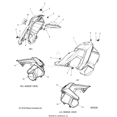 BODY, SIDE PANELS - S20EKL8RS ALL OPTIONS (600228)