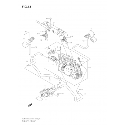 THROTTLE BODY (VZR1800 L2 E03)