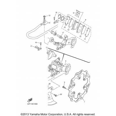 Rear Brake Caliper