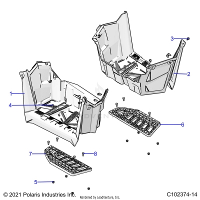 BODY, FOOTWELLS - A24SVA85A4 (C102374-14)