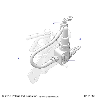 BRAKES, VALVE SYSTEM REDUCING VALVE - A19SEP57P1 (C101583)