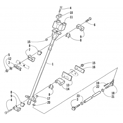 STEERING POST ASSEMBLY