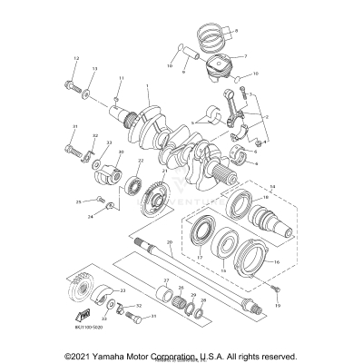 CRANKSHAFT & PISTON