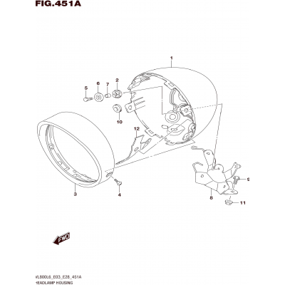 HEADLAMP HOUSING