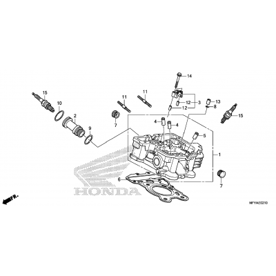 REAR CYLINDER HEAD