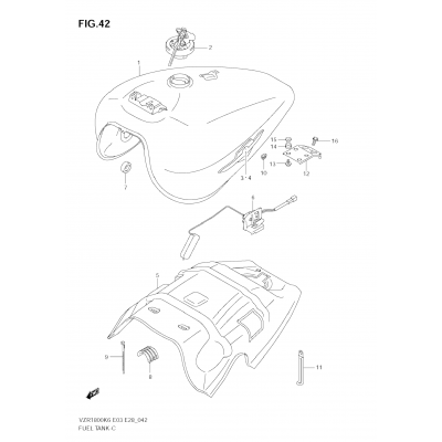 FUEL TANK (VZR1800K6/K7)