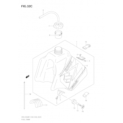 FUEL TANK (MODEL K4)