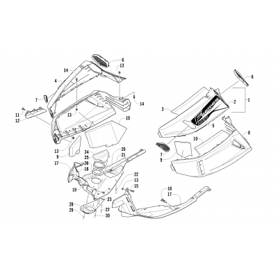 SKID PLATE AND SIDE PANEL ASSEMBLY