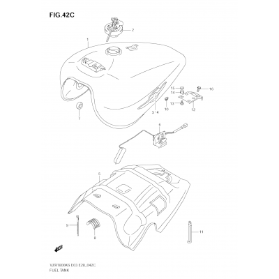 FUEL TANK (VZR1800K9/NK9)