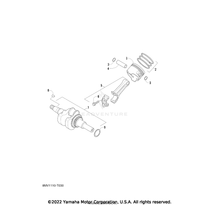 CRANKSHAFT & PISTON