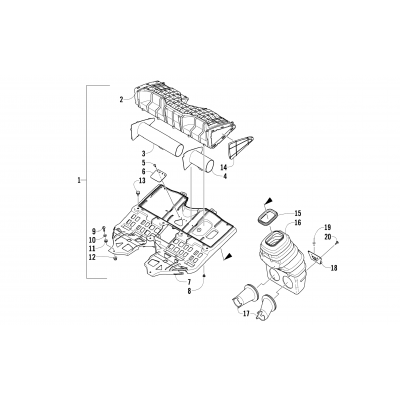 AIR SILENCER ASSEMBLY