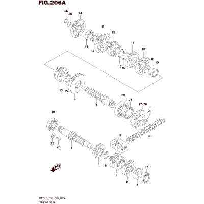 TRANSMISSION (RM85L5 P03)