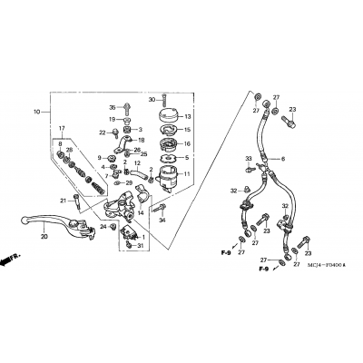 FRONT BRAKE MASTER CYLINDER