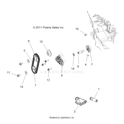 ENGINE, OIL PUMP - A17DAH57A5 (49RGROILPUMP12RZR570)