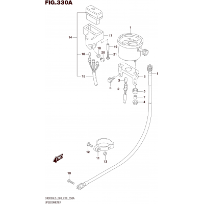 SPEEDOMETER (DR200SL5 E03)