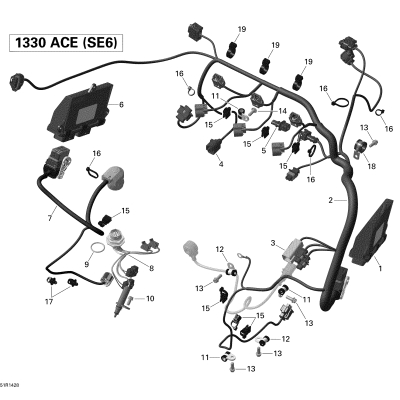 10- Engine Harness And Electronic Module