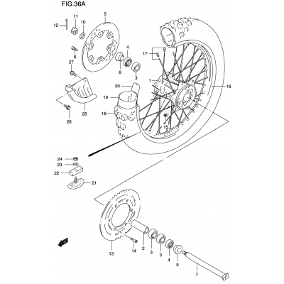 REAR WHEEL (MODEL Y)