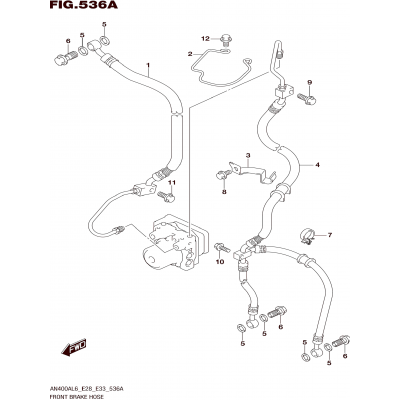 FRONT BRAKE HOSE