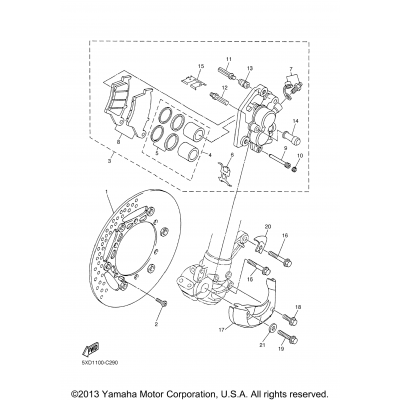 Front Brake Caliper