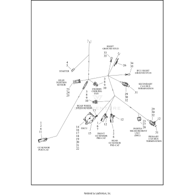 WIRING HARNESS, MAIN - FLHX, FLHXU (6 OF 9)
