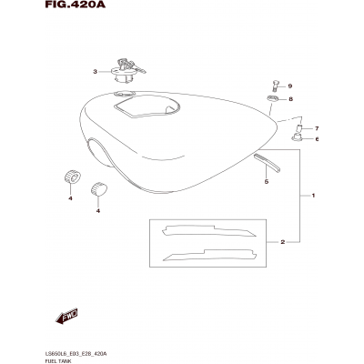 FUEL TANK (LS650L6 E03)