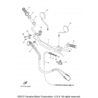 Steering Handle Cable