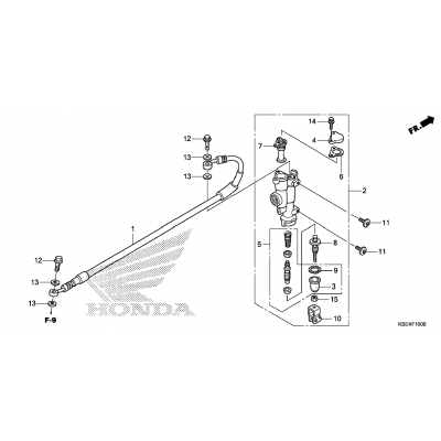 REAR BRAKE MASTER CYLINDER