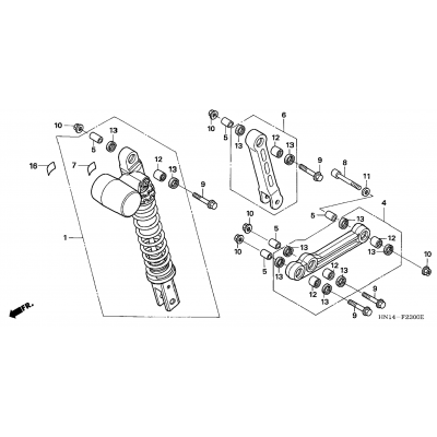 REAR SHOCK ABSORBER