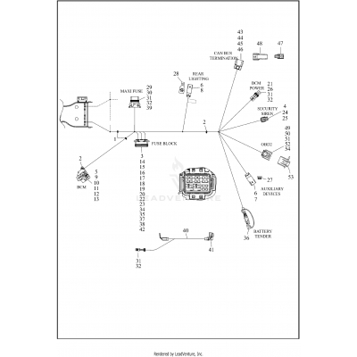 WIRING HARNESS, MAIN, NON-ABS - FLTRX (8 OF 8)