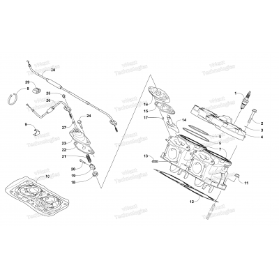 CYLINDER AND HEAD ASSEMBLY