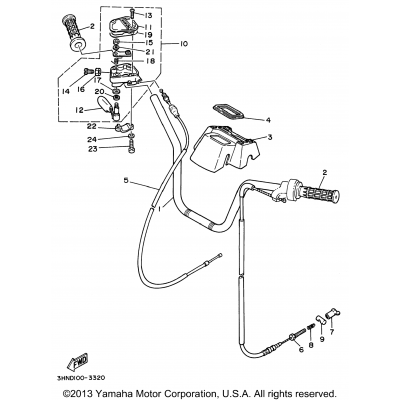 Steering Handle Cable