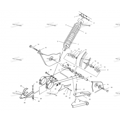 Swing Arm/Shock Mounting W958144