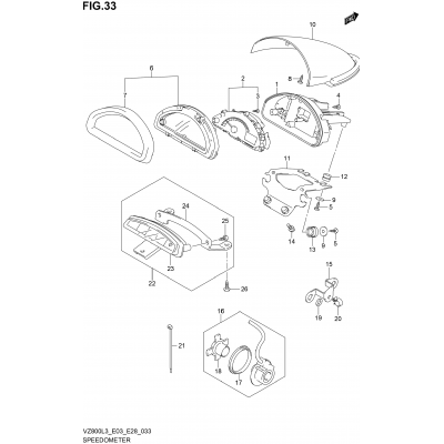 SPEEDOMETER (VZ800L3 E03)